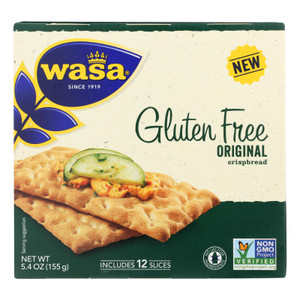 Wasa Gluten-free Original Crispbread - Case Of 10 - 5.4 Oz Wasa Gluten-free Original Crispbread - Case Of 10 - 5.4 Oz