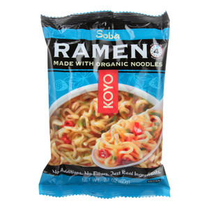 Koyo Buckwheat Shoyu Ramen - Case Of 12 - 2.1 Oz Koyo Buckwheat Shoyu Ramen - Case Of 12 - 2.1 Oz