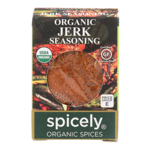 Spicely Organics - Organic Jerk Seasoning - Case Of 6 - 0.45 Oz. Spicely Organics - Organic Jerk Seasoning - Case Of 6 - 0.45 Oz.