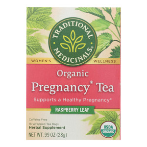 Traditional Medicinals Organic Pregnancy Herbal Tea - 16 Tea Bags - Case Of 6 Traditional Medicinals Organic Pregnancy Herbal Tea - 16 Tea Bags - Case Of 6