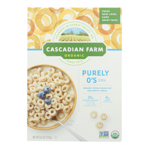 Cascadian Farm Cereal - Organic - Purely Os - 8.6 Oz - Case Of 12 Cascadian Farm Cereal - Organic - Purely Os - 8.6 Oz - Case Of 12