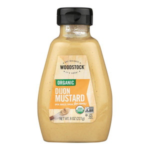 Woodstock Organic Dijon Mustard - Case Of 12 - 8 Oz Woodstock Organic Dijon Mustard - Case Of 12 - 8 Oz