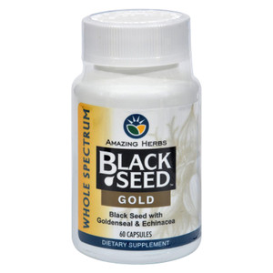Amazing Herbs - Black Seed Gold - 60 Capsules Amazing Herbs - Black Seed Gold - 60 Capsules