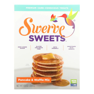 Swerve Sweets Pancake & Waffle Mix - Case Of 6 - 10.6 Oz Swerve Sweets Pancake & Waffle Mix - Case Of 6 - 10.6 Oz