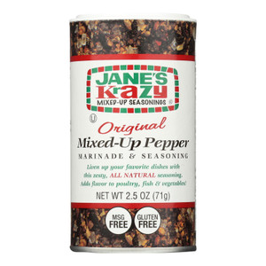 Jane's Krazy - Mixed Up Pepper - Case Of 12 - 2.5 Oz Jane's Krazy - Mixed Up Pepper - Case Of 12 - 2.5 Oz
