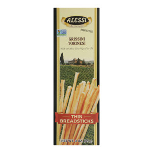 Alessi - Breadsticks - Thin - Case Of 6 - 3 Oz. Alessi - Breadsticks - Thin - Case Of 6 - 3 Oz.