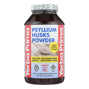 Yerba Prima Psyllium Husks Powder - 12 Oz Yerba Prima Psyllium Husks Powder - 12 Oz