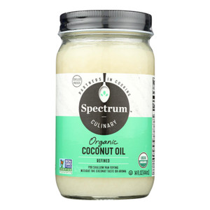 Spectrum Naturals Organic Coconut Oil - Refined - Case Of 6 - 14 Fl Oz Spectrum Naturals Organic Coconut Oil - Refined - Case Of 6 - 14 Fl Oz