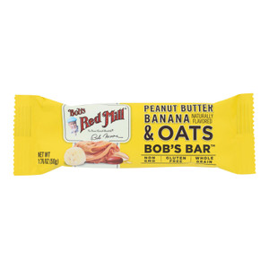 Bob's Red Mill - Bar Pnutbt Bnana Ots - Case Of 12 - 1.76 Oz Bob's Red Mill - Bar Pnutbt Bnana Ots - Case Of 12 - 1.76 Oz