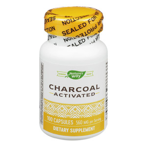 Nature's Way - Activated Charcoal - High Potency - 100 Capsules Nature's Way - Activated Charcoal - High Potency - 100 Capsules