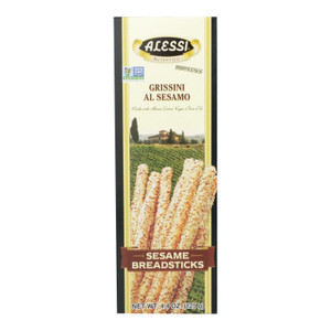 Alessi - Breadsticks - Sesame - Case Of 6 - 4.4 Oz. Alessi - Breadsticks - Sesame - Case Of 6 - 4.4 Oz.