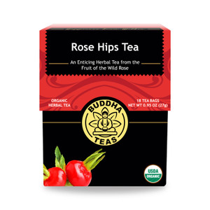 Buddha Teas - Organic Tea - Rosehips - Case Of 6 - 18 Count Buddha Teas - Organic Tea - Rosehips - Case Of 6 - 18 Count