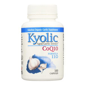 Kyolic - Aged Garlic Extract Coq10 Formula 110 - 100 Capsules Kyolic - Aged Garlic Extract Coq10 Formula 110 - 100 Capsules