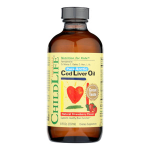 Childlife Cod Liver Oil Strawberry - 8 Fl Oz Childlife Cod Liver Oil Strawberry - 8 Fl Oz