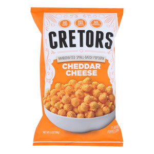 G.h. Cretors Just The Cheese Corn - Cheese Corn - Case Of 12 - 6.5 Oz. G.h. Cretors Just The Cheese Corn - Cheese Corn - Case Of 12 - 6.5 Oz.