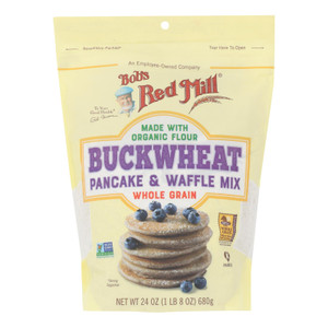 Bob's Red Mill - Pancake/waffle Bckwht - Case Of 4 - 24 Oz Bob's Red Mill - Pancake/waffle Bckwht - Case Of 4 - 24 Oz