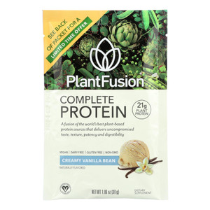 Plantfusion - Complete Protein - Vanilla Packets - Case Of 12 - 30 Grams Plantfusion - Complete Protein - Vanilla Packets - Case Of 12 - 30 Grams
