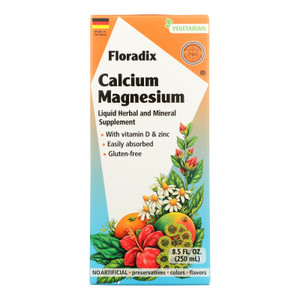 Floradix - Calcium Magnesium Liquid - 1 Each 1-8.5 Fz Floradix - Calcium Magnesium Liquid - 1 Each 1-8.5 Fz