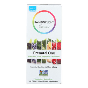 Rainbow Light - Prenatal One Vibrance - 1 Each - 60 Tab Rainbow Light - Prenatal One Vibrance - 1 Each - 60 Tab