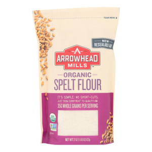 Arrowhead Mills - Organic Spelt Flour - Case Of 6 - 22 Oz. Arrowhead Mills - Organic Spelt Flour - Case Of 6 - 22 Oz.