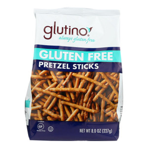 Glutino Pretzels Sticks - Case Of 12 - 8 Oz. Glutino Pretzels Sticks - Case Of 12 - 8 Oz.