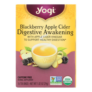 Yogi - Tea Blkbry Apple Digest - Case Of 6 - 16 Bag Yogi - Tea Blkbry Apple Digest - Case Of 6 - 16 Bag