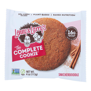 Lenny And Larry's Snickerdoodle Cookie - Cinnamon - Case Of 12 - 4 Oz. Lenny And Larry's Snickerdoodle Cookie - Cinnamon - Case Of 12 - 4 Oz.