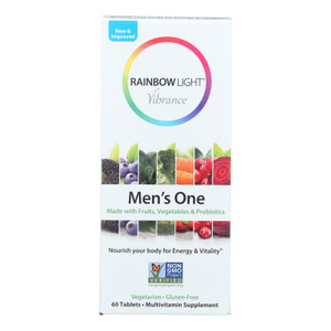 Rainbow Light - Men's One Vibrance - 1 Each - 60 Tab Rainbow Light - Men's One Vibrance - 1 Each - 60 Tab