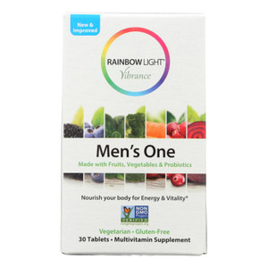 Rainbow Light - Men's One Vibrance - 1 Each - 30 Tab Rainbow Light - Men's One Vibrance - 1 Each - 30 Tab