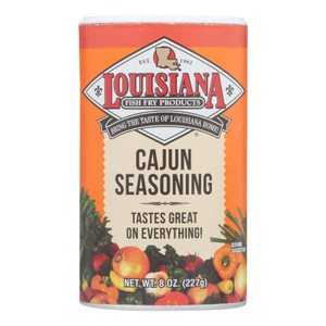 La Fish Fry Seasoning - Cajun - Case Of 12 - 8 Oz La Fish Fry Seasoning - Cajun - Case Of 12 - 8 Oz