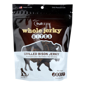 Fruitables - Dogtrts Jrky Grilld Bison - Case Of 8-5 Oz Fruitables - Dogtrts Jrky Grilld Bison - Case Of 8-5 Oz
