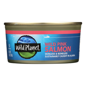 Wild Planet Wild Alaskan Pink Salmon - Case Of 12 - 6 Oz. Wild Planet Wild Alaskan Pink Salmon - Case Of 12 - 6 Oz.