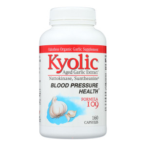 Kyolic - Aged Garlic Extract Blood Pressure Health Formula 109 - 160 Capsules Kyolic - Aged Garlic Extract Blood Pressure Health Formula 109 - 160 Capsules