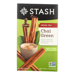 Stash Tea Chai Green Tea - Case Of 6 - 20 Bags Stash Tea Chai Green Tea - Case Of 6 - 20 Bags