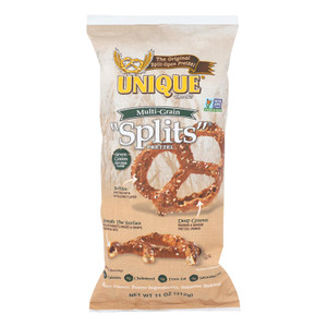 Unique Pretzels - Splits - Multi Grain - Case Of 12 - 11 Oz. Unique Pretzels - Splits - Multi Grain - Case Of 12 - 11 Oz.