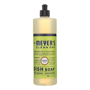 Mrs. Meyer's Clean Day - Liquid Dish Soap - Lemon Verbena - Case Of 6 - 16 Oz Mrs. Meyer's Clean Day - Liquid Dish Soap - Lemon Verbena - Case Of 6 - 16 Oz