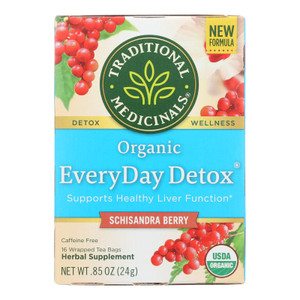 Traditional Medicinals Everyday Detox Herbal Tea - 16 Tea Bags Traditional Medicinals Everyday Detox Herbal Tea - 16 Tea Bags