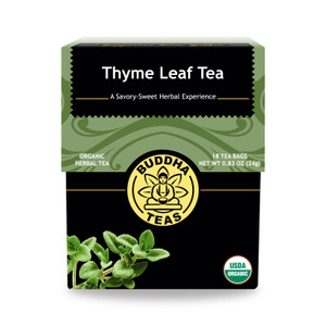 Buddha Teas - Organic Tea - Thyme Leaf - Case Of 6 - 18 Count Buddha Teas - Organic Tea - Thyme Leaf - Case Of 6 - 18 Count