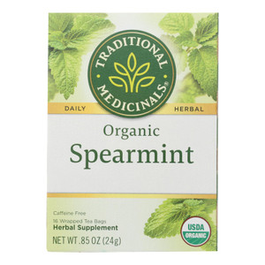 Traditional Medicinals Organic Tea - Spearmint 16 Bags Traditional Medicinals Organic Tea - Spearmint 16 Bags