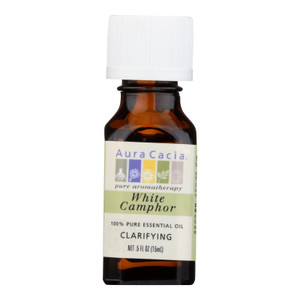 Aura Cacia - Essential Oil Camphor - 0.5 Fl Oz. Aura Cacia - Essential Oil Camphor - 0.5 Fl Oz.