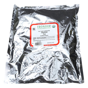 Frontier Herb Tea Organic Fair Trade Certified Green Jasmine - Single Bulk Item - 1lb Frontier Herb Tea Organic Fair Trade Certified Green Jasmine - Single Bulk Item - 1lb