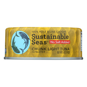 Sustainable Seas Chunk Light Tuna In Water - Case Of 12 - 5 Oz Sustainable Seas Chunk Light Tuna In Water - Case Of 12 - 5 Oz