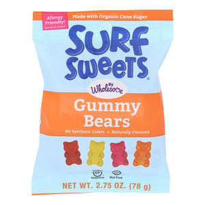 Surf Sweets Gummy Bears - Sweet - Case Of 12 - 2.75 Oz. Surf Sweets Gummy Bears - Sweet - Case Of 12 - 2.75 Oz.