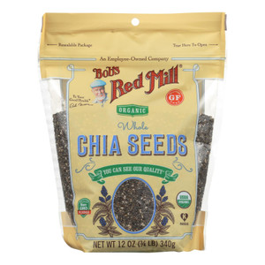 Bob's Red Mill - Seeds Chia - Case Of 5-12 Oz Bob's Red Mill - Seeds Chia - Case Of 5-12 Oz