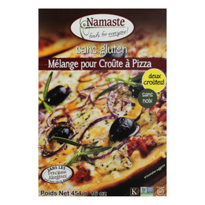 Namaste Foods Gluten Free Pizza Crust - Mix - Case Of 6 - 16 Oz. Namaste Foods Gluten Free Pizza Crust - Mix - Case Of 6 - 16 Oz.