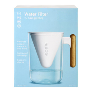 Soma - Water Pitchr Filt 10c Wht - Case Of 2 - 80 Oz Soma - Water Pitchr Filt 10c Wht - Case Of 2 - 80 Oz