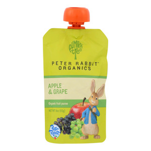 Peter Rabbit Organics Fruit Snacks - Apple And Grape - Case Of 10 - 4 Oz. Peter Rabbit Organics Fruit Snacks - Apple And Grape - Case Of 10 - 4 Oz.