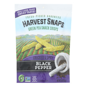 Calbee Snapea Crisp - Snapea Crisps - Black Pepper - Case Of 12 - 3.3 Oz Calbee Snapea Crisp - Snapea Crisps - Black Pepper - Case Of 12 - 3.3 Oz