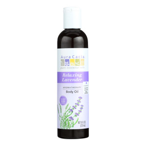 Aura Cacia - Aromatherapy Body Oil Lavender Harvest - 8 Fl Oz Aura Cacia - Aromatherapy Body Oil Lavender Harvest - 8 Fl Oz