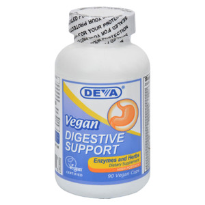 Deva Vegan Digestive Support - 90 Vegan Capsules Deva Vegan Digestive Support - 90 Vegan Capsules